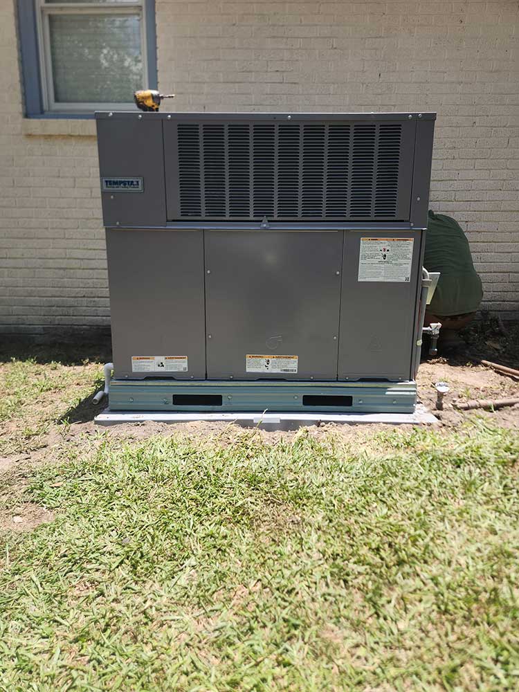 New HVAC unit installation in Columbia, SC